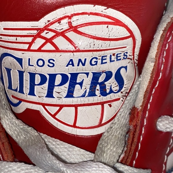 NBA Los Angeles LA Clippers Adidas Superstar Basketball Shoes. Men’s size 10.5 - Picture 9 of 10